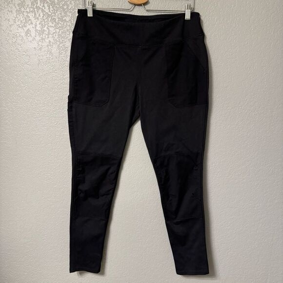 Carhartt force Women's Large (12-14) Black Pull On Utility Fitted Pants - Picture 1 of 6